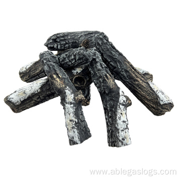 ABLE Ceramic Fiber Wood Birch Log Sets